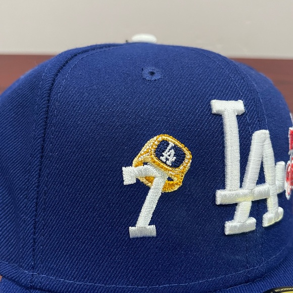 New Era, 59Fifty Fitted Hat, Los Angeles Dodgers, 7 World Championships - Picture 3 of 16